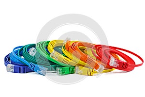 Flat ethernet copper, RJ45 patchcords isolated