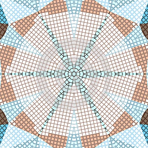 Flat ethnic seamless pattern. photo