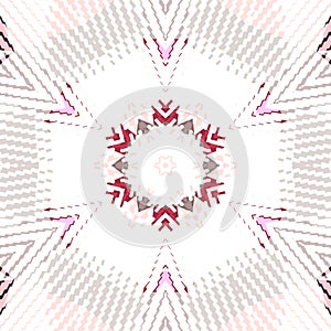 Flat ethnic seamless pattern. photo