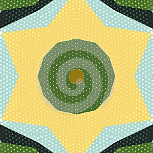 Flat ethnic seamless pattern. photo