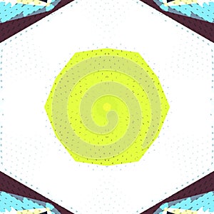 Flat ethnic seamless pattern. photo