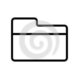 Flat Folder Icon Sign Vector Illustration Ã¢â¬â Vector