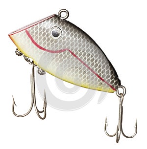 Flat front on an artificial fishing lure to let it be cranked back at different depths