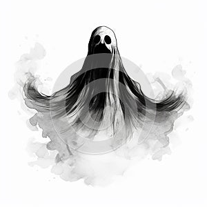 Flat Funny Ghosts Light-Hearted Halloween photo