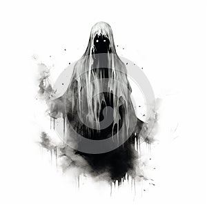 Flat Funny Ghosts Light-Hearted Halloween photo