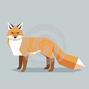 Flat geometric fox