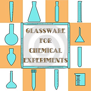 Flat glassware for chemical and biological experiments