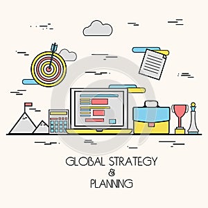 Flat of Global Business Strategy and Planning.