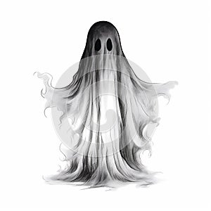 Flat Halloween Ghost Clipart photo