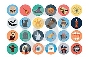 Flat Halloween Vector Icons 1 3