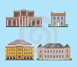 Flat Historical Buildings