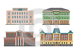 Flat Historical Buildings