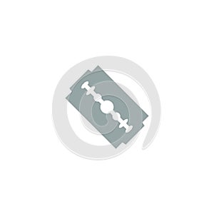 Flat Icon Blade Element. Vector Illustration Of Flat Icon Razor Isolated On Clean Background. Can Be Used As Razor photo