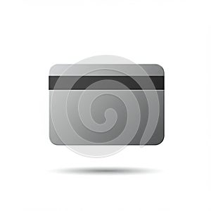 Credit Card Flat Icon Vector Minimal Payment Symbol Illustration