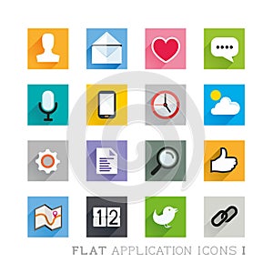 Flat Icon Designs - Applications