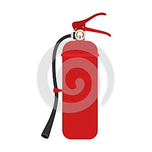 Flat icon fire extinguisher