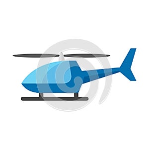 Flat icon - Helicopter