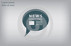 Vector illustration, gray background