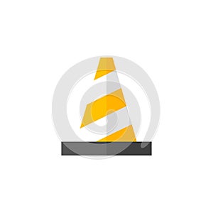 Flat icon - Traffic cone