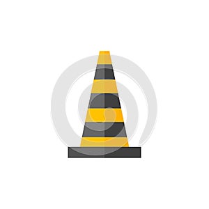 Flat icon - Traffic cone