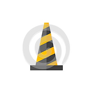 Flat icon - Traffic cone