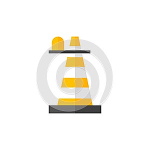 Flat icon - Traffic cone