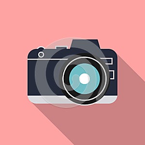 Flat icons for camera ,vector illustrations