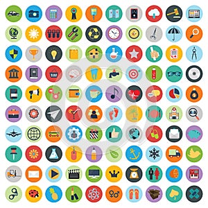 Flat icons design modern vector illustration