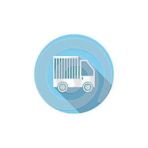 Flat icons for truck,transportation,vector illustrations