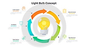 Flat Infographic Template