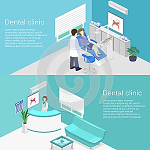 Flat interior of dentist`s office, Oral Radiology