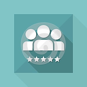 Best team - Flat minimal icon