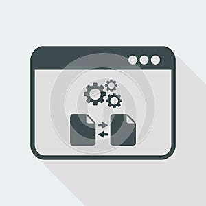 Files transfer settings icon