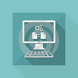 Files transfer settings icon