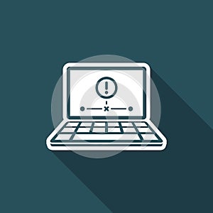 Network alert error - Flat minimal icon