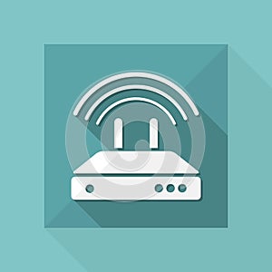 Router - Flat minimal icon