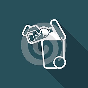 Separate waste collection icon