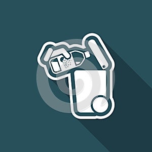 Separate waste collection icon