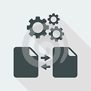 Synchronization files in progress