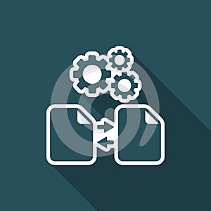 Synchronization files in progress