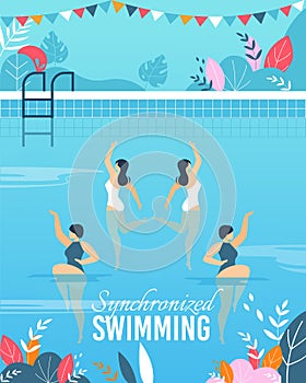 Flat a with Join Synchronized Swimming Performance