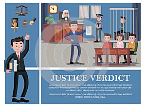 Flat Judicial System Composition