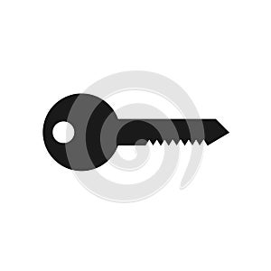 Flat Key Icon Sign Vector Illustration Ã¢â¬â Vector
