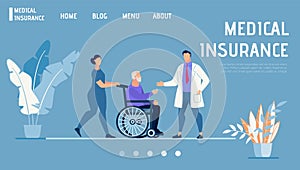 Landing Page Promotes Health and Medical Insurance