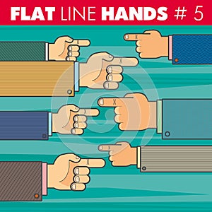 Flat line hands 5