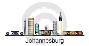 Flat line Johannesburg banner