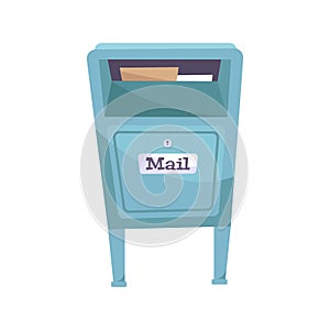 Flat Mailbox Icon