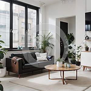 Flat with modern and stylish furniture