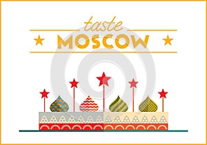 Flat Moscow illustration