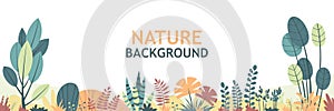 Flat Nature Background